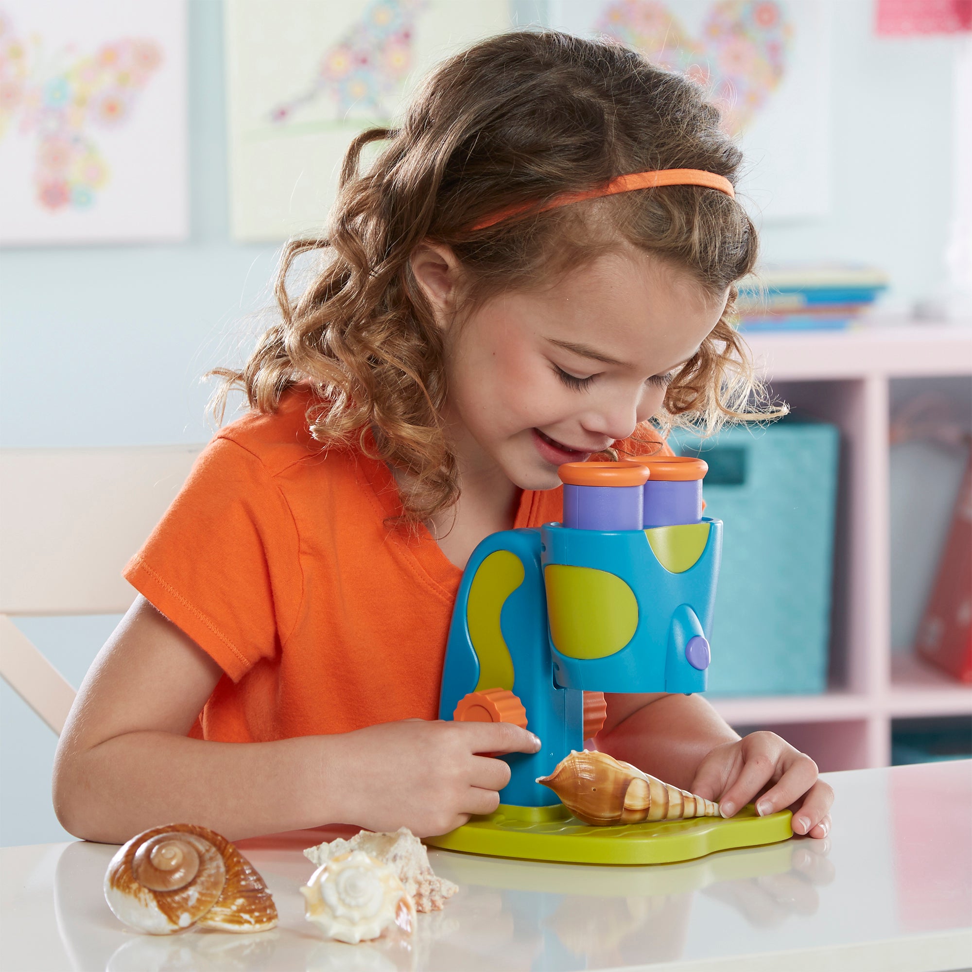Educational Insights GeoSafari Jr. My First Microscope - STEM Learning Toy for Kids Ages 3+, Preschool Science Exploration, Magnifying Glass for Early Childhood Education - Perfect for Home & Classroom Science Activities