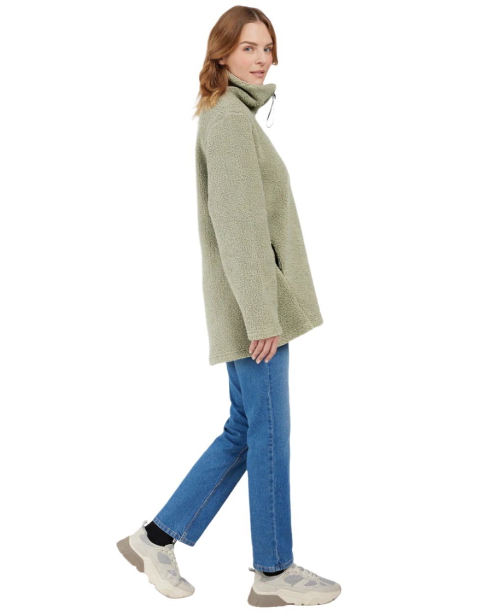 Didriksons Women's Marina Half Zip Sweater - Fleece Pullover for Outdoor Activities & Casual Wear - Perfect for Hiking, Camping & Everyday Comfort