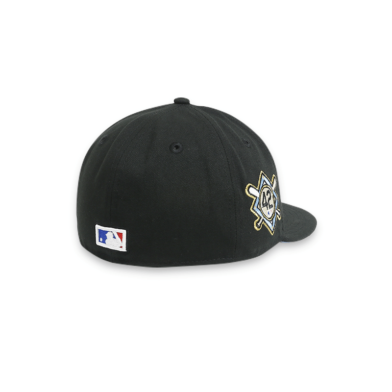 Brooklyn Dodgers Black Fitted Baseball Cap for Men - Adjustable Snapback Hat for Sports Fans & Casual Wear - Perfect for Baseball Games, Street Style & Gifts