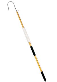 AFTCO Flying Gaff Rigged with 8-Inch Hook and Rope - Heavy Duty Saltwater Fishing Gear for Offshore Tuna and Marlin Fishing