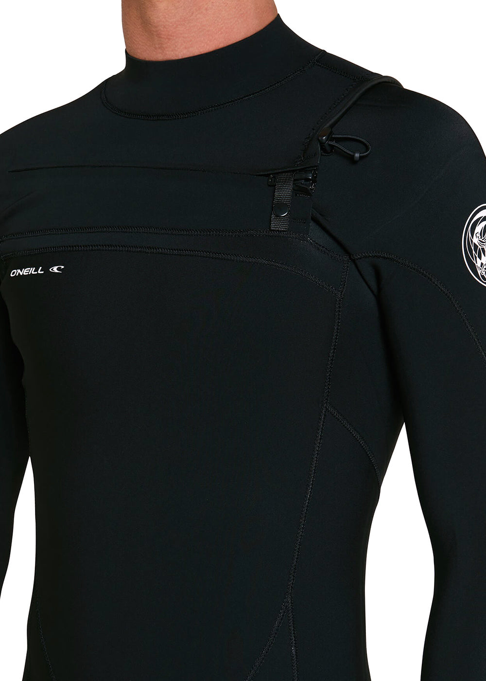 O'Neill Defender 3/2mm Chest Zip Steamer Wetsuit for Men - Full Body Surfing Suit with Thermal Protection - Perfect for Surfing, Diving & Water Sports in Cold Oceans