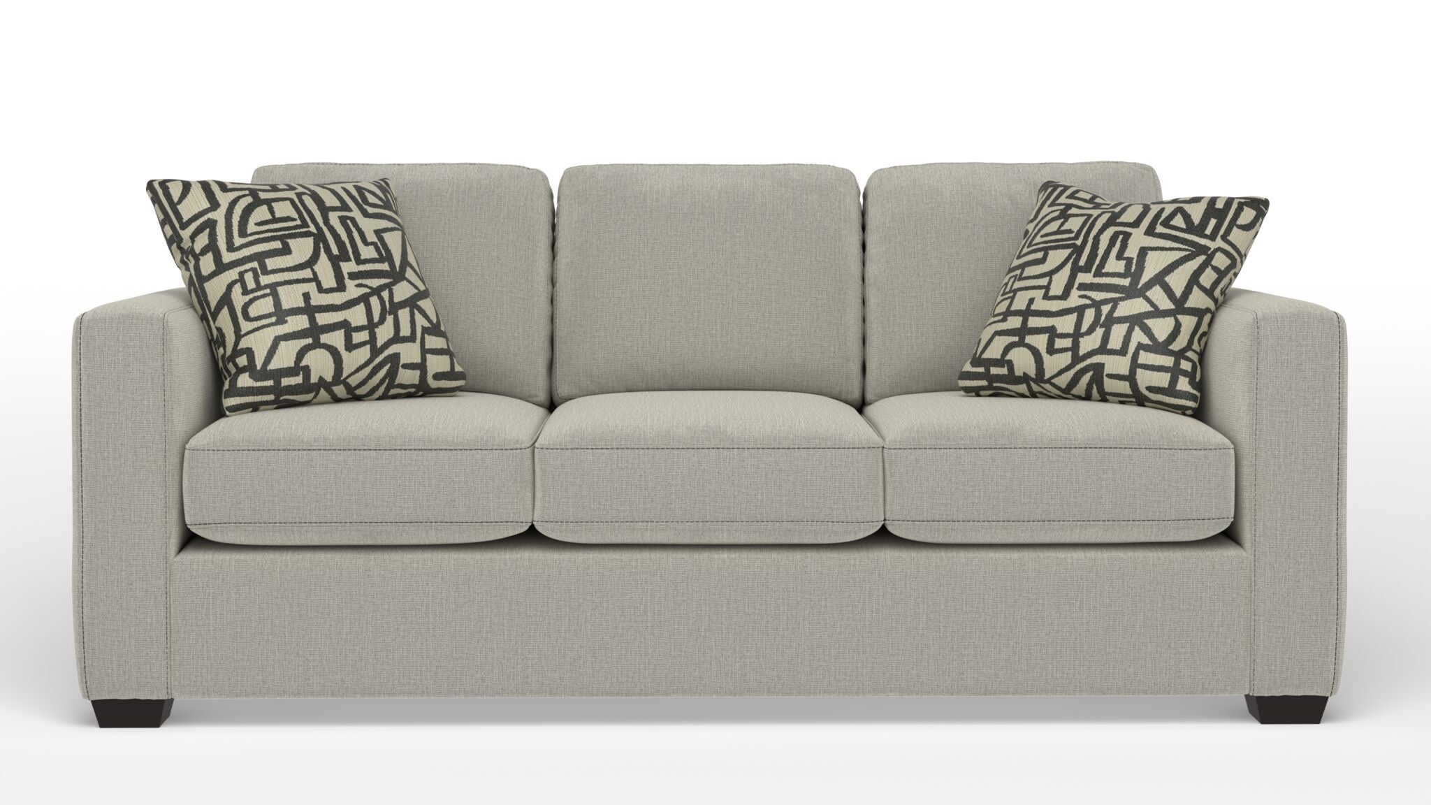 Caleb Sofa in Stucco Beige - Modern Comfortable Living Room Furniture for Home & Office | Perfect for Relaxing, Entertaining & Small Spaces
