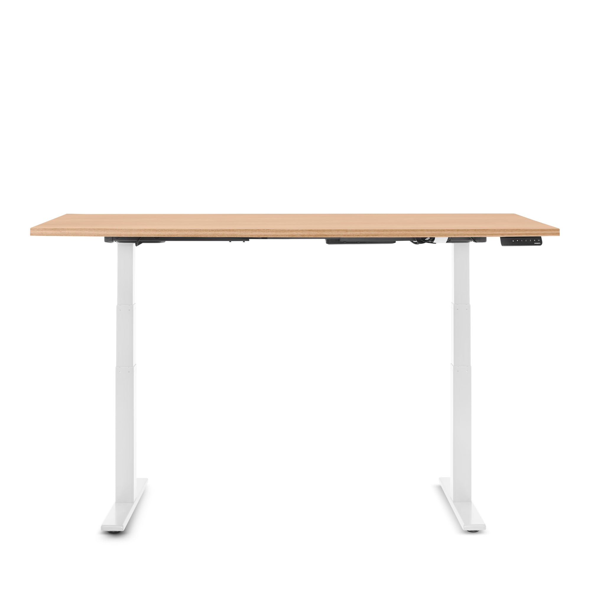 Adjustable Height Executive Desk - Series L Ergonomic Office Desk for Home & Workspace - Perfect for Standing & Sitting Workstations