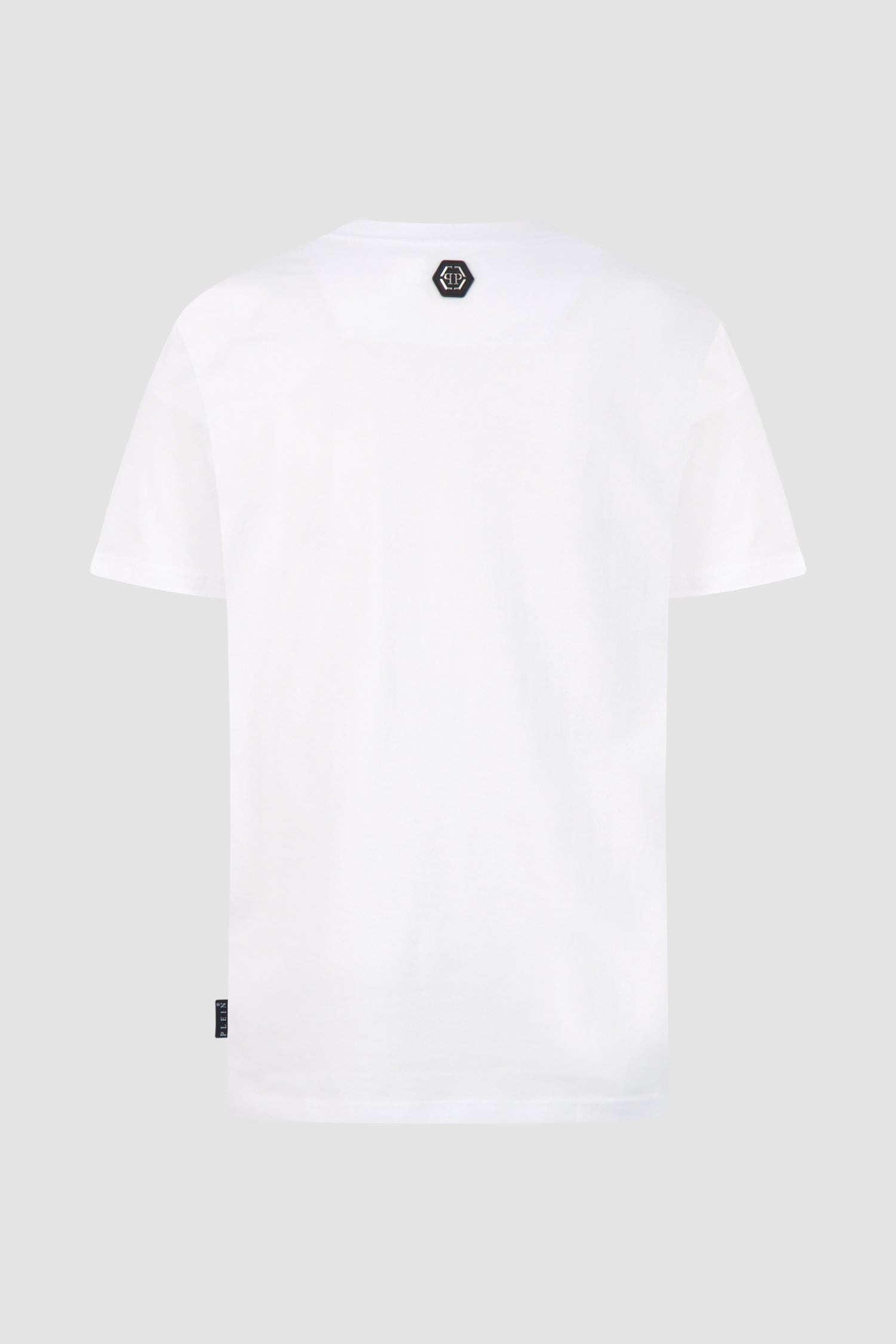 Philipp Plein White Round Neck Short Sleeve T-Shirt for Men - Casual Summer Tee for Streetwear & Everyday Outfits