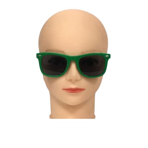 Mardi Gras Green Adult Sunglasses for Men & Women - UV Protection, Lightweight & Stylish - Perfect for Parties, Festivals & Outdoor Events