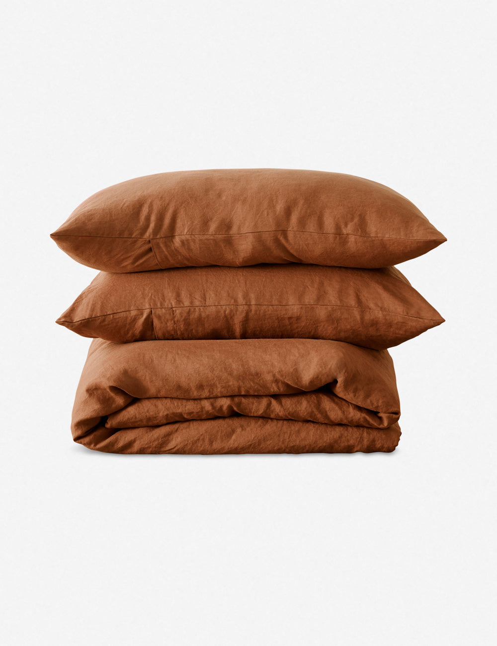 Premium European Flax Linen Duvet Cover Set - 100% Natural Breathable Bedding by Cultiver | Perfect for Summer & All-Season Comfort in Bedroom, Guest Room, or Vacation Home