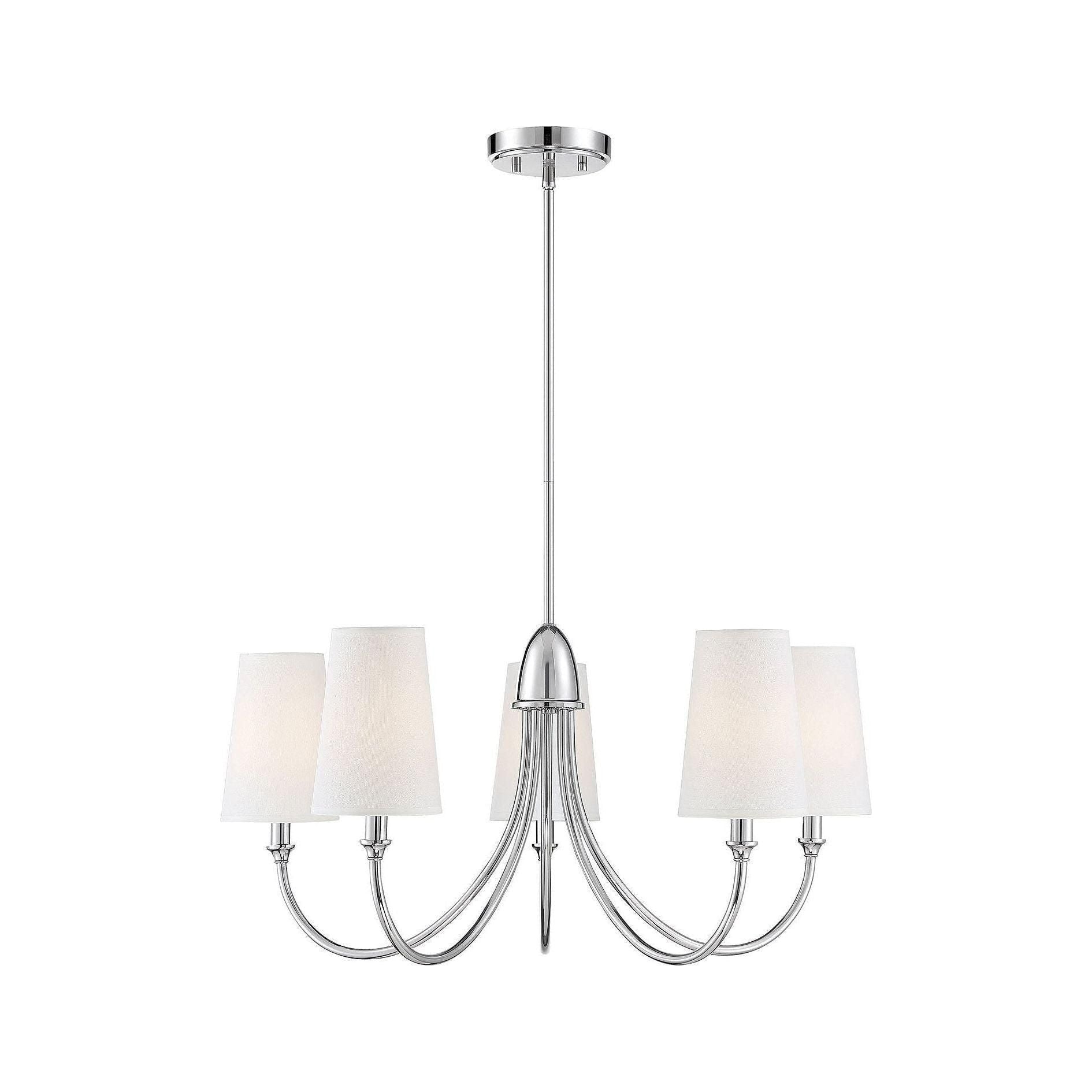 Elegant Cameron Chandelier - Modern Crystal Ceiling Light Fixture for Dining Room & Bedroom Decor | Perfect for Home & Wedding Lighting