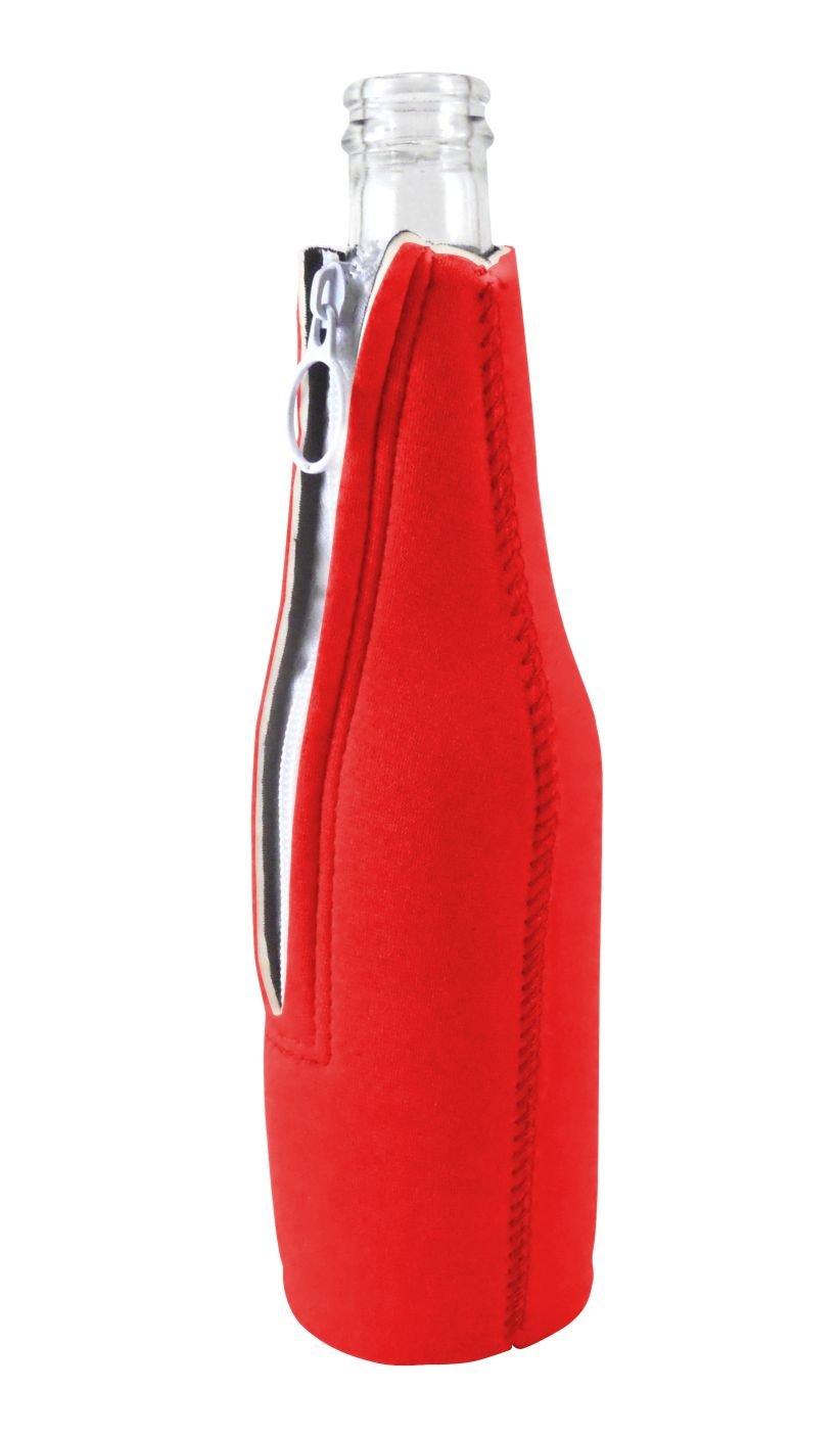 Four Score and Seven Beers Ago Beer Bottle Cooler with Opener (Red) - Keep Your Drinks Cold | Perfect for BBQs, Parties & Outdoor Adventures