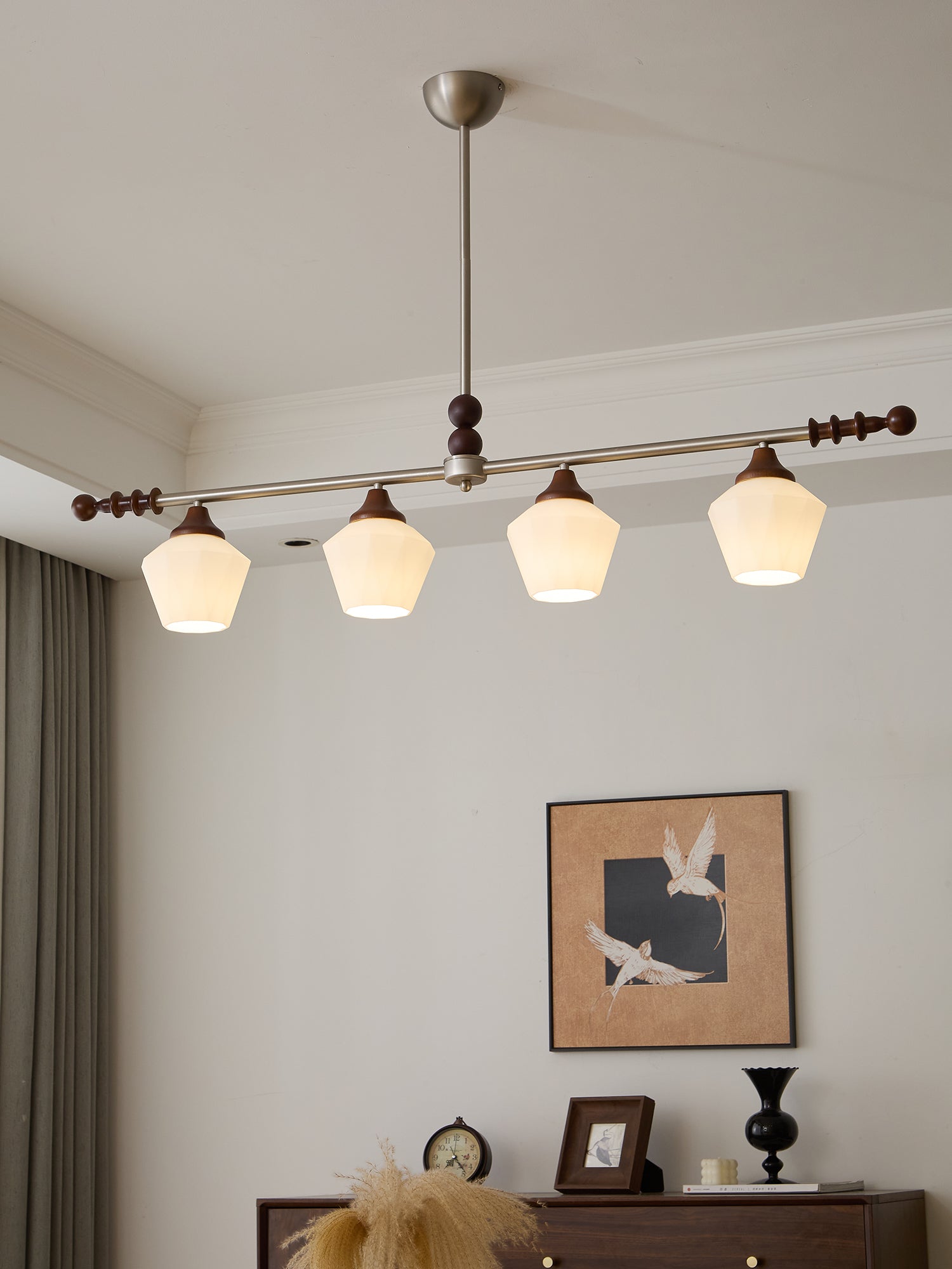 Clarabelle Crystal Chandelier - Elegant Modern Ceiling Light Fixture for Dining Room, Living Room & Bedroom Decor