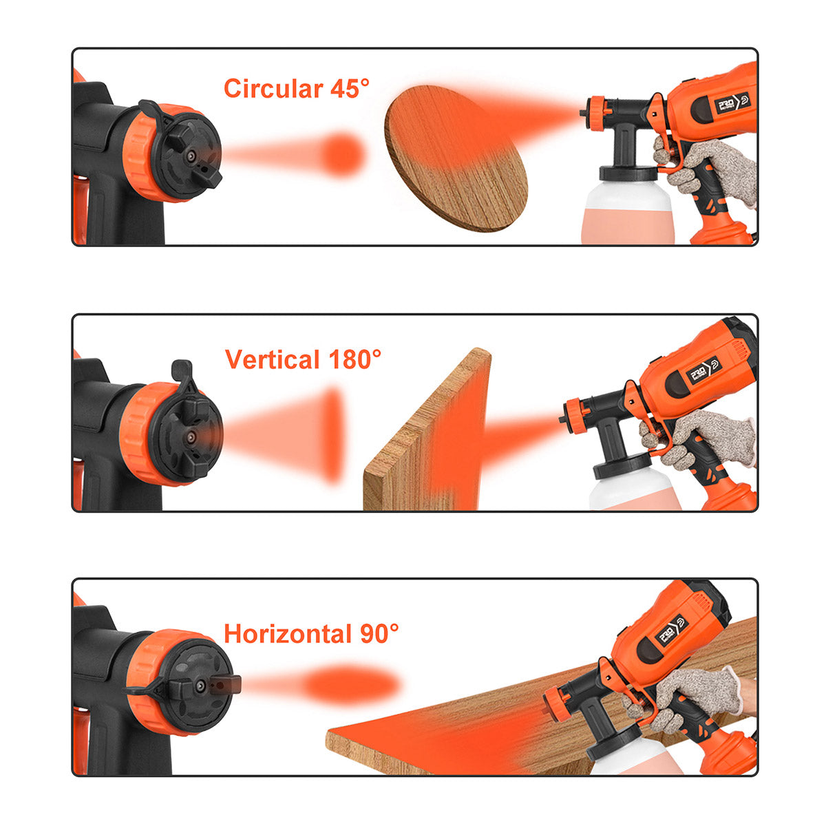 750W High-Power Electric Spray Gun for Painting, Coating, and DIY Projects - Perfect for Home Renovation, Furniture Refinishing, and Automotive Touch-Ups