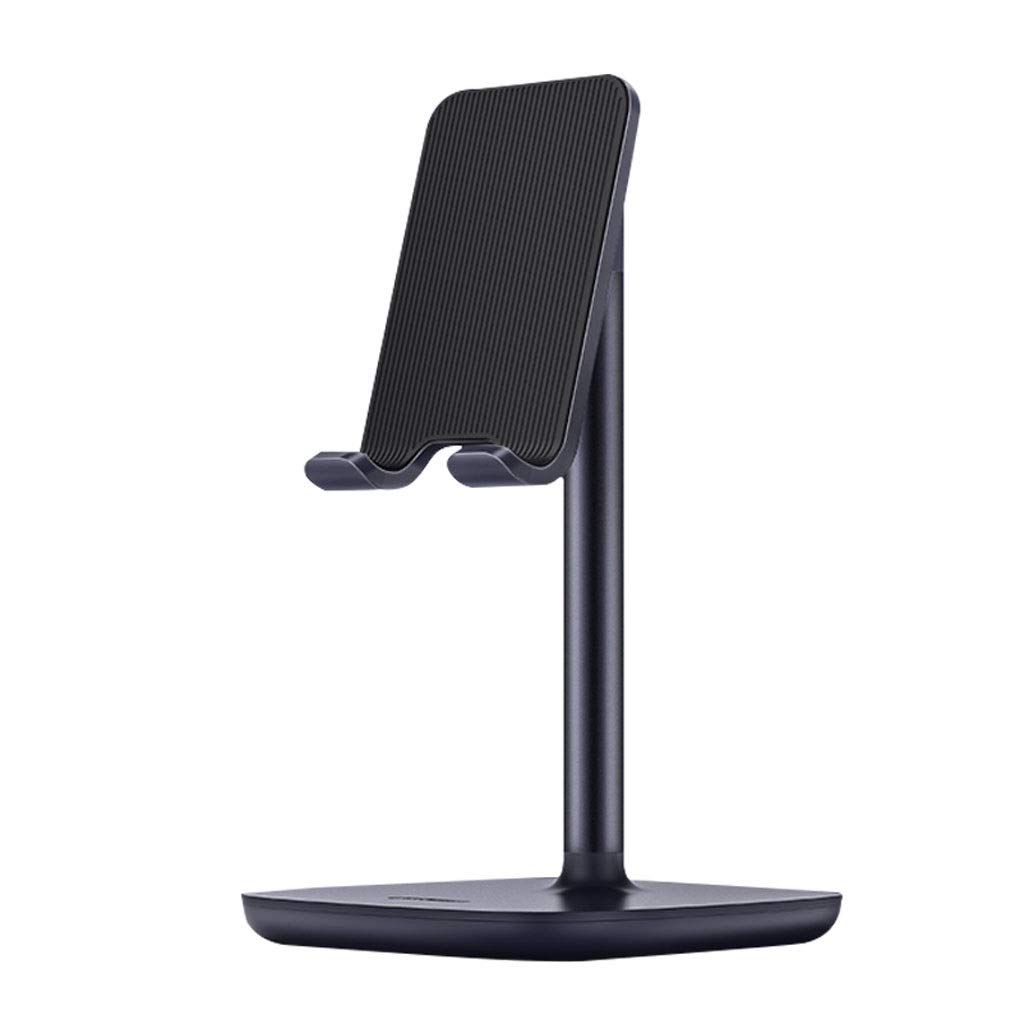 JKXWX Universal Phone Stand Holder - Adjustable Lazy Bracket for Desk & Car, Multi-Angle Viewing, Compatible with All Smartphones (Black) - Perfect for Home Office, Video Calls, Watching Movies & Driving Navigation