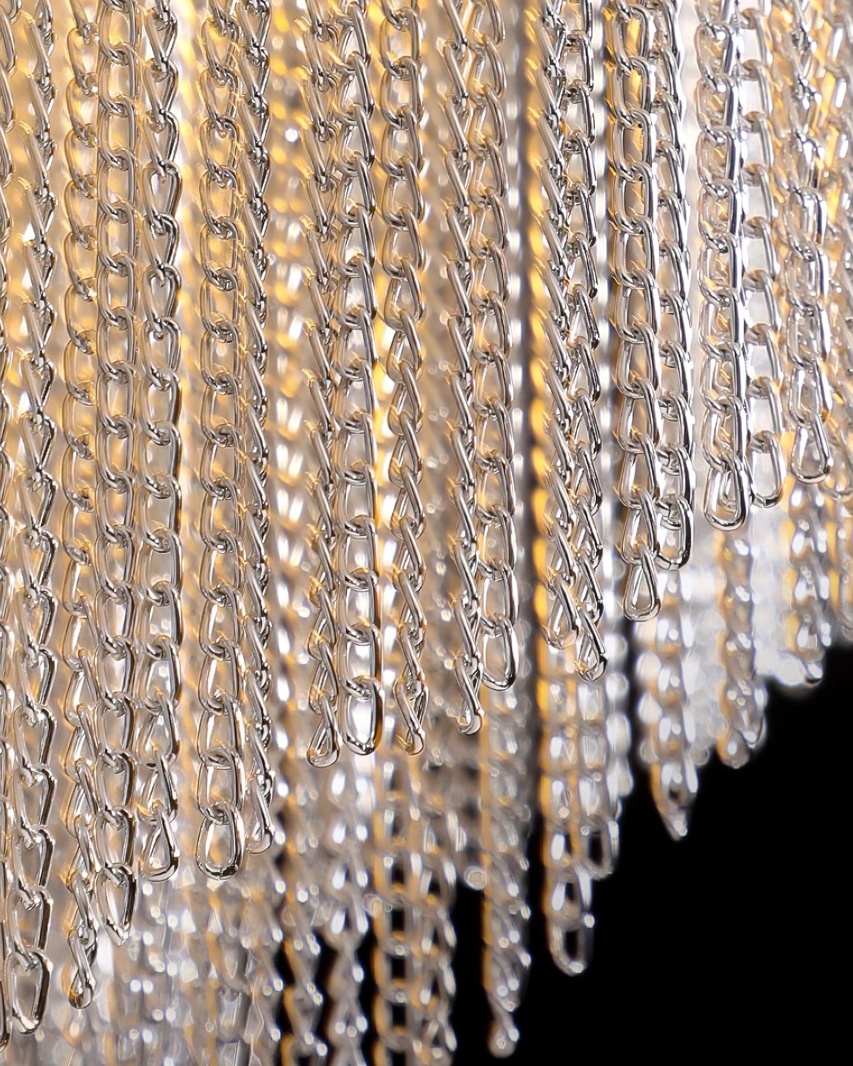 Modern Tassel Ceiling Lamp - Elegant Hanging Light Fixture for Living Room, Bedroom & Dining Room - Perfect for Home Decor and Ambient Lighting