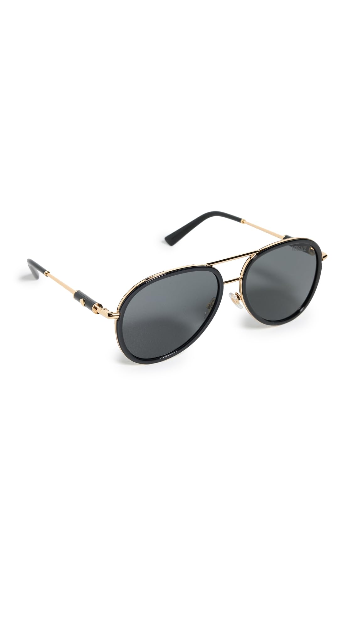 Versace Women's Classic Aviator Sunglasses UV400 Protection - Luxury Designer Shades for Women, Perfect for Driving, Beach & Outdoor Fashion