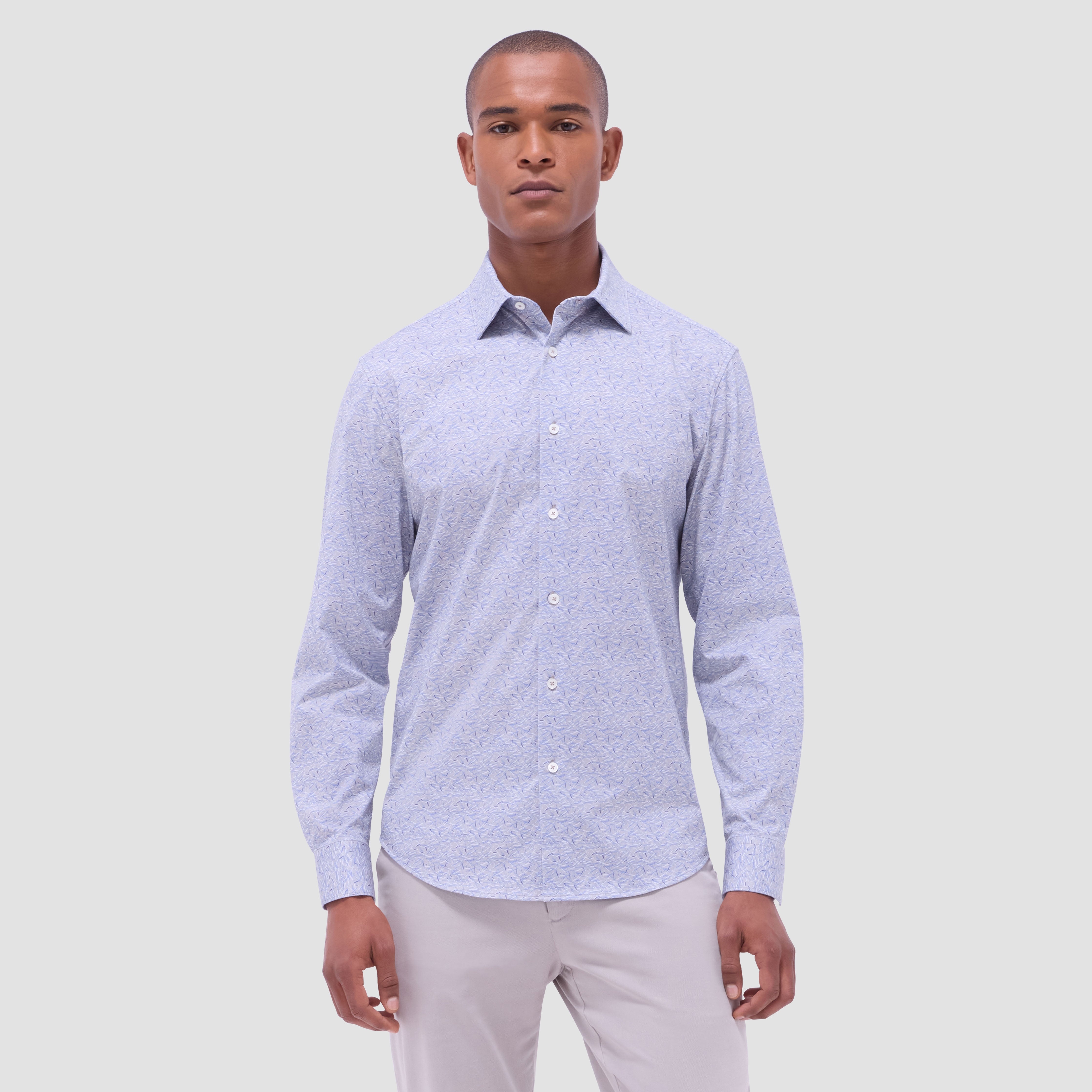 James Abstract Print Cotton Shirt for Men - Comfortable Casual Button Down Shirt for Everyday Wear, Office & Outings