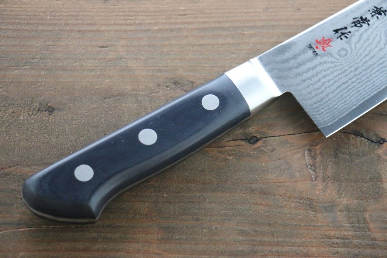 Premium Kanetsune VG10 33-Layer Damascus Gyuto Chef Knife 240mm - Japanese Kitchen Knife with Ergonomic Plastic Handle - Perfect for Slicing, Dicing & Professional Cooking