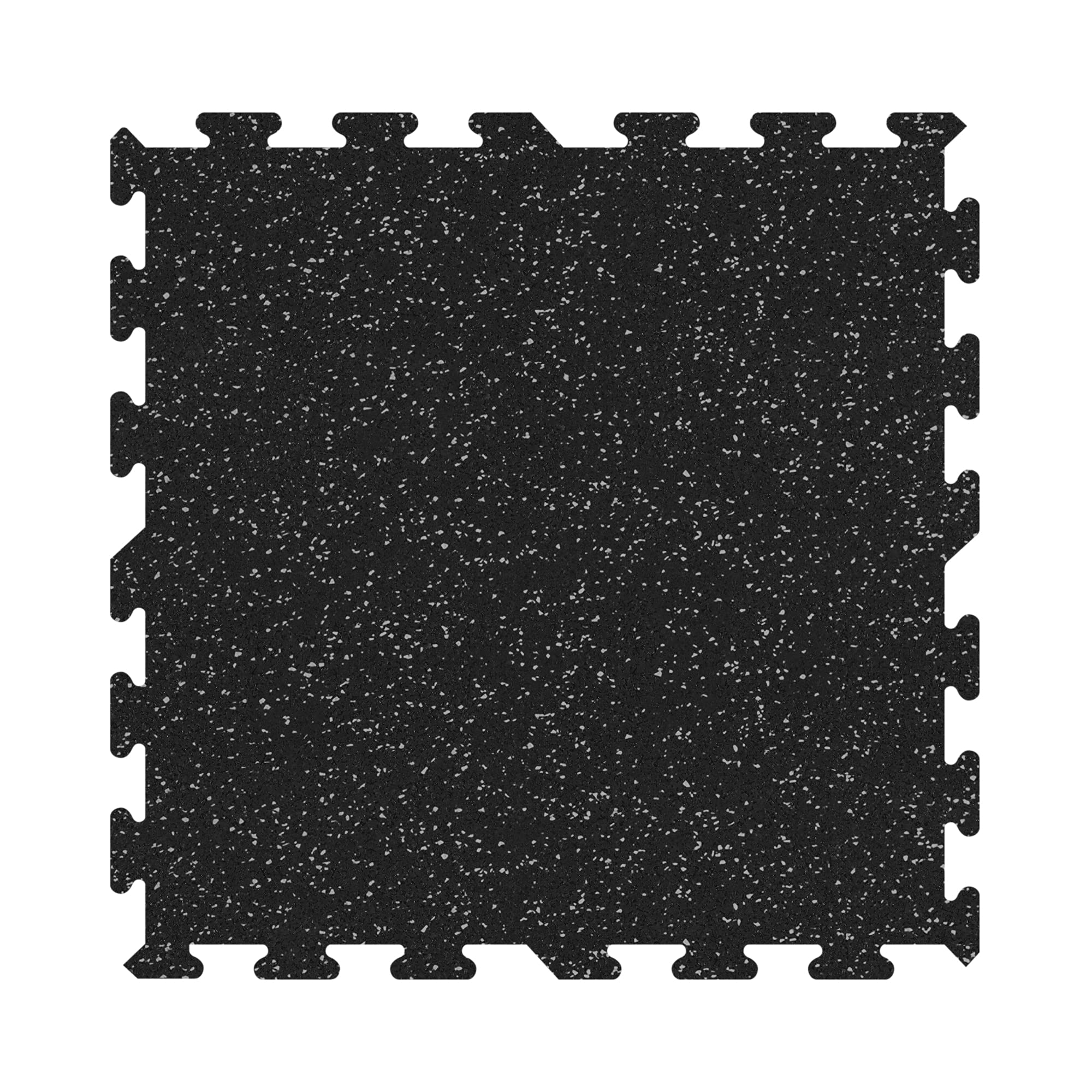 IncStores 8mm Thick Durable Rubber Floor Tiles (23x23 Inches) - Interlocking Gym Mats for Home Workouts, Exercise Equipment & Fitness Room Flooring - Perfect for Home Gyms, Yoga Studios & Play Areas