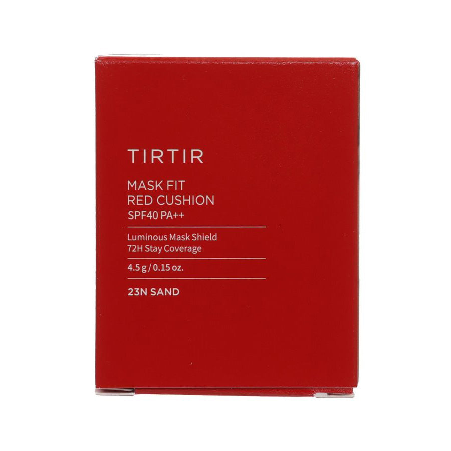 TIRTIR Mask Fit Red Cushion Mini SPF50+ PA+++ - 23N Natural Beige (4.5g) | Hydrating & Lightweight Foundation Cushion for Flawless Coverage | Perfect for Daily Makeup & On-The-Go Touch Ups