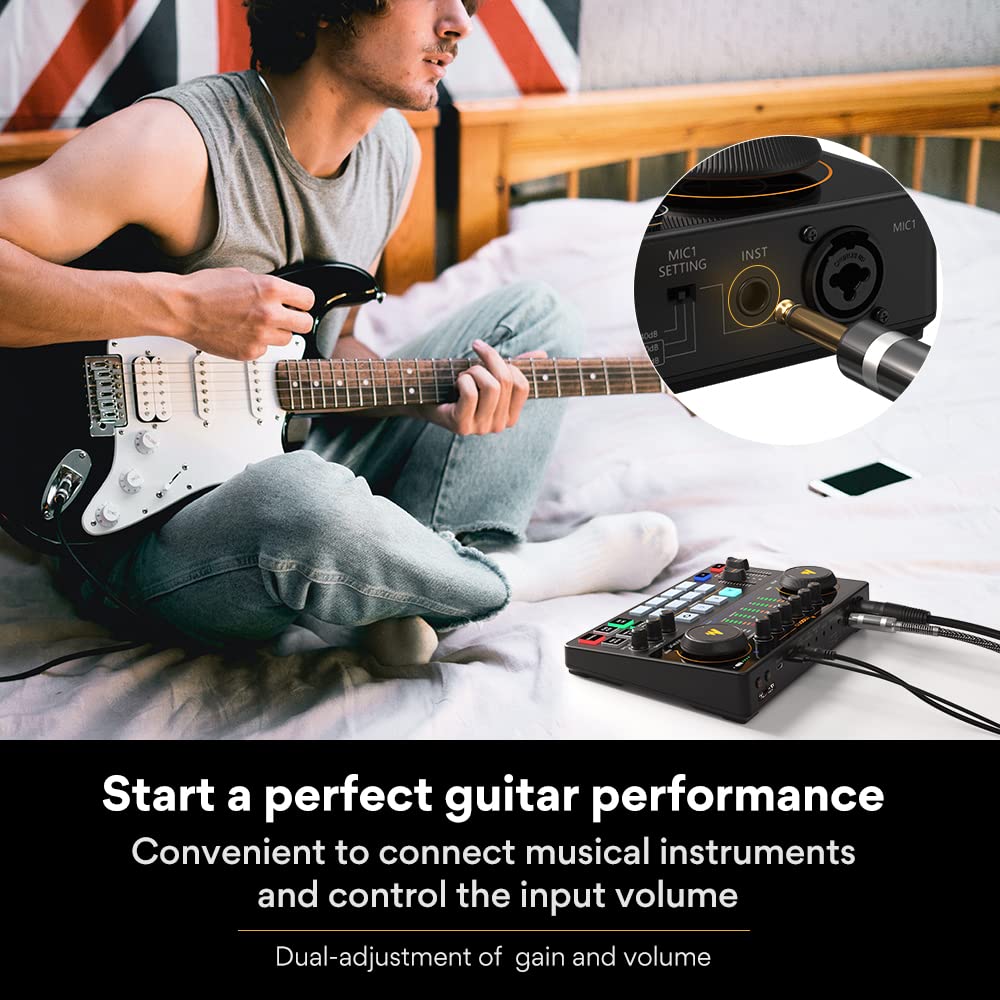 MAONO AME2 Duo Podcast Equipment Bundle - All-in-One Audio Interface with Premium Mic Preamp, XLR Condenser Microphone & 3.5MM Mic for Podcasting, Streaming, DJ, YouTube, Gaming & Home Studio Recording