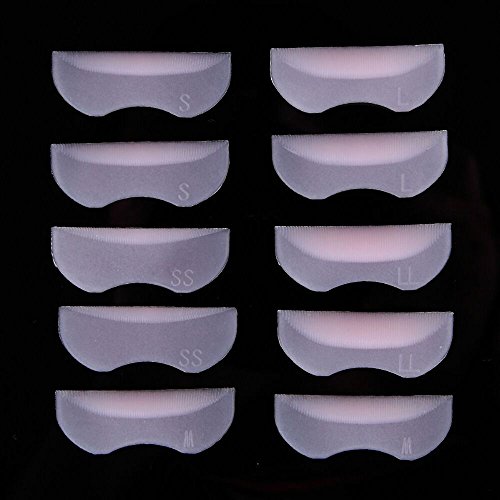 5 Pairs Silicone Eyelash Perm Curler - Permanent Root Lifting Curling Tool with False Eyelash Shield Pads for Makeup & Beauty | Perfect for Lash Extensions, Salon Use & DIY Home Care