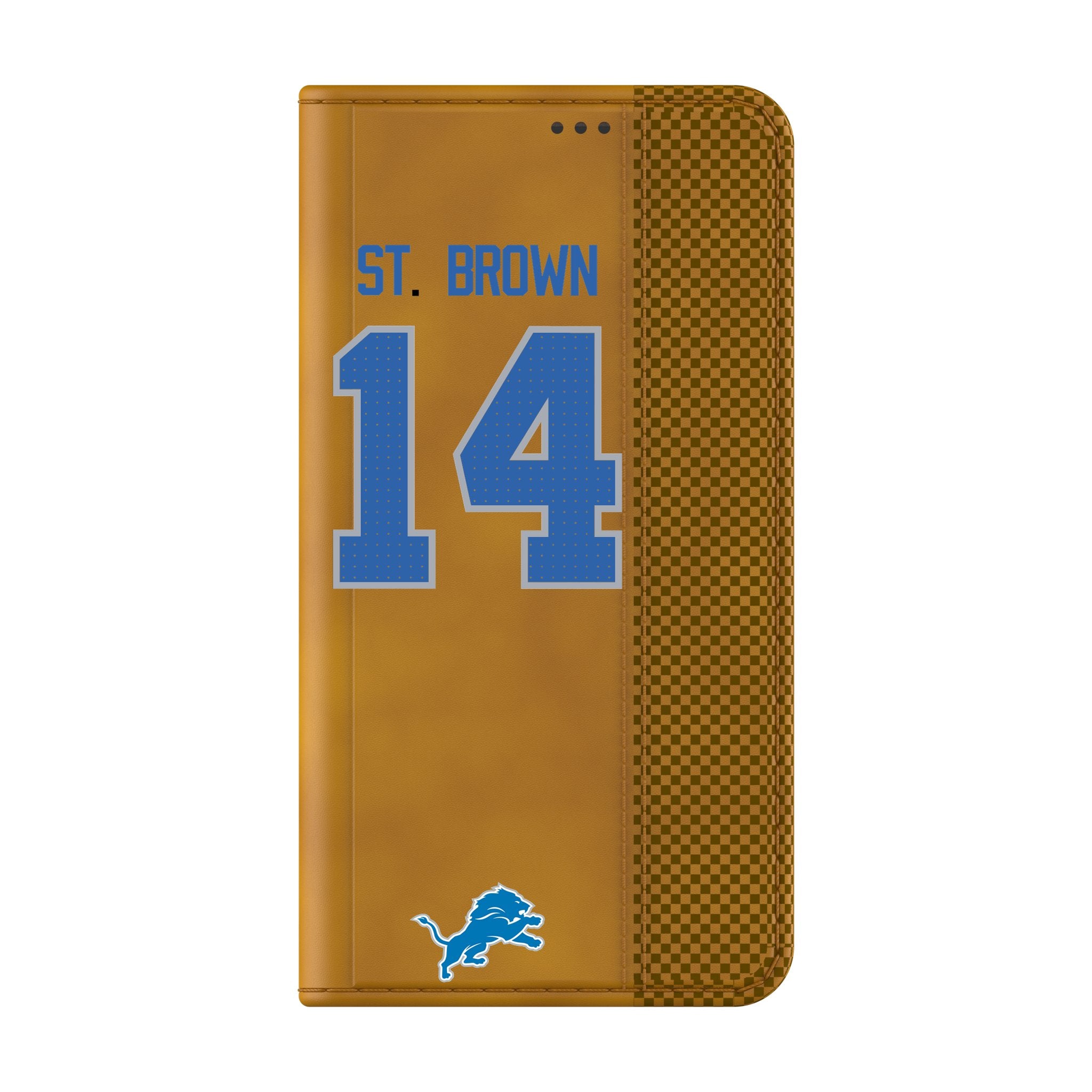 Amon Ra St. Brown Detroit Lions 14 Game Tactic Folio Phone Case for Samsung Galaxy - Perfect for Football Fans & Game Day Support