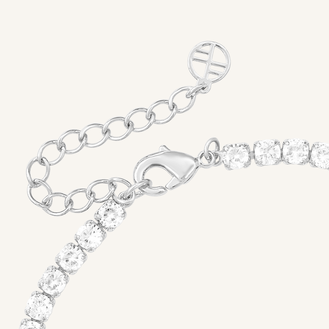 Anna Tennis Bracelet for Women - Elegant 14K Gold Plated Cubic Zirconia Tennis Bracelet - Perfect for Weddings, Parties & Everyday Wear