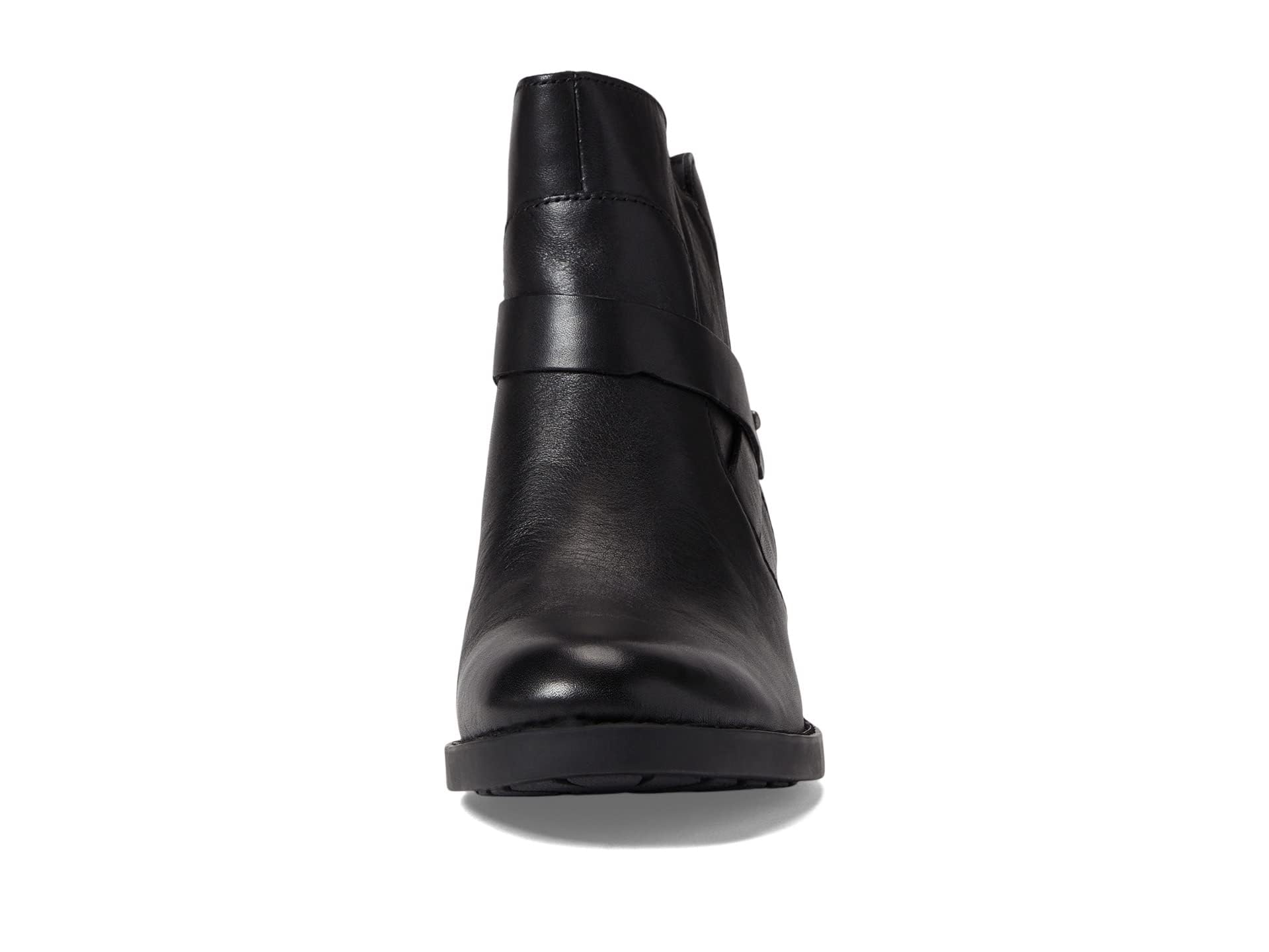 BORN Women's Tori Black Leather Ankle Boots - Stylish & Comfortable Shoes for Casual Outfits, Work & Date Nights