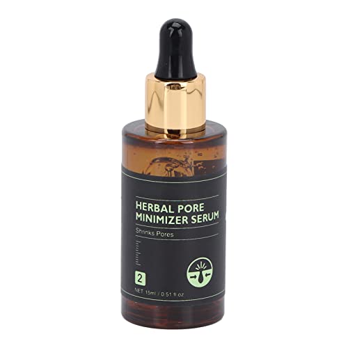 Herbal Facial Serum for Brightening & Pore Shrinking - Skin Repair & Moisturizing Serum with Natural Plant Extracts (15ml) - Perfect for Daily Skincare Routine & Anti-Aging Treatment