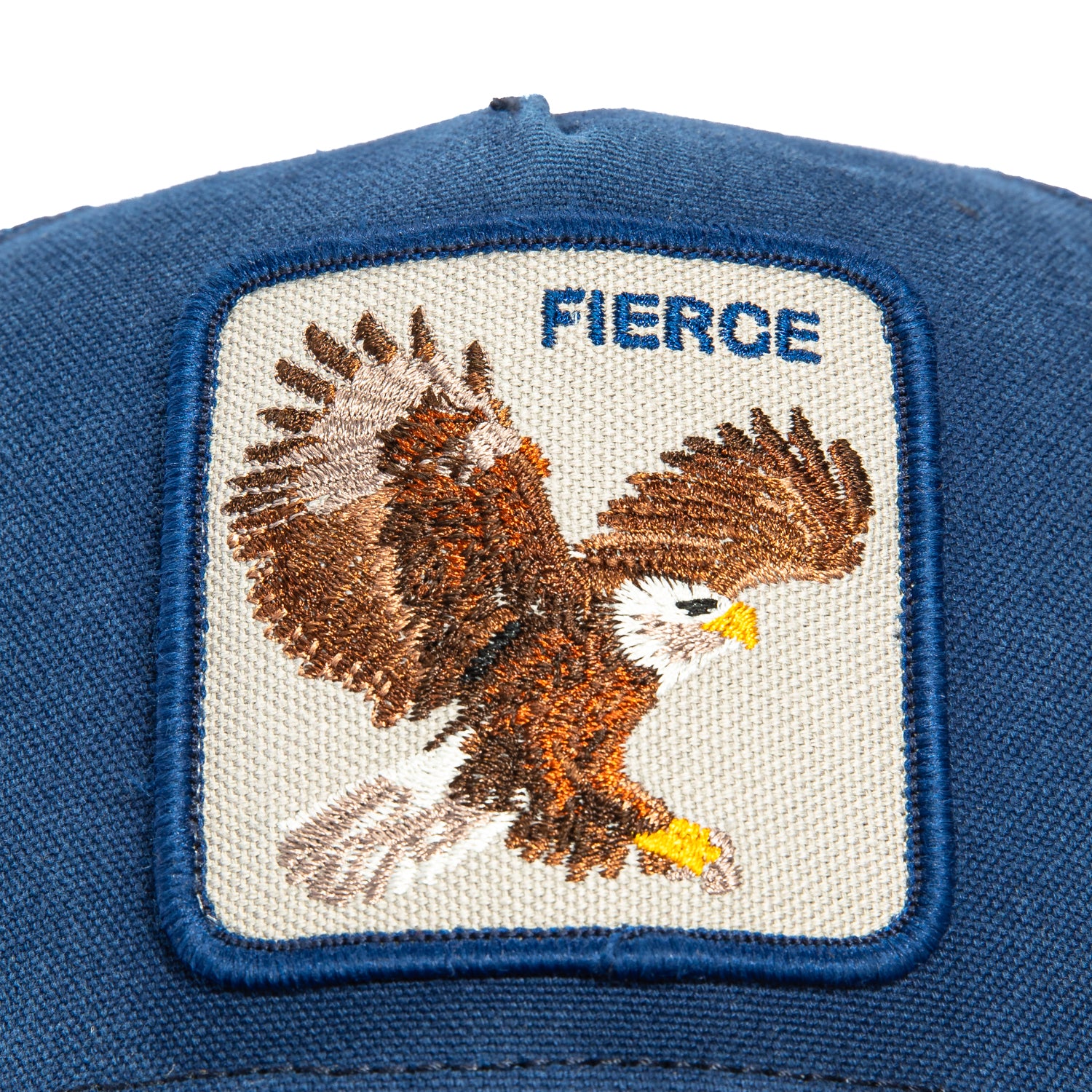 Goorin Bros Bird of Prey Fierce Adjustable Trucker Snapback Hat for Men - Navy Blue Baseball Cap for Outdoor Sports & Street Fashion