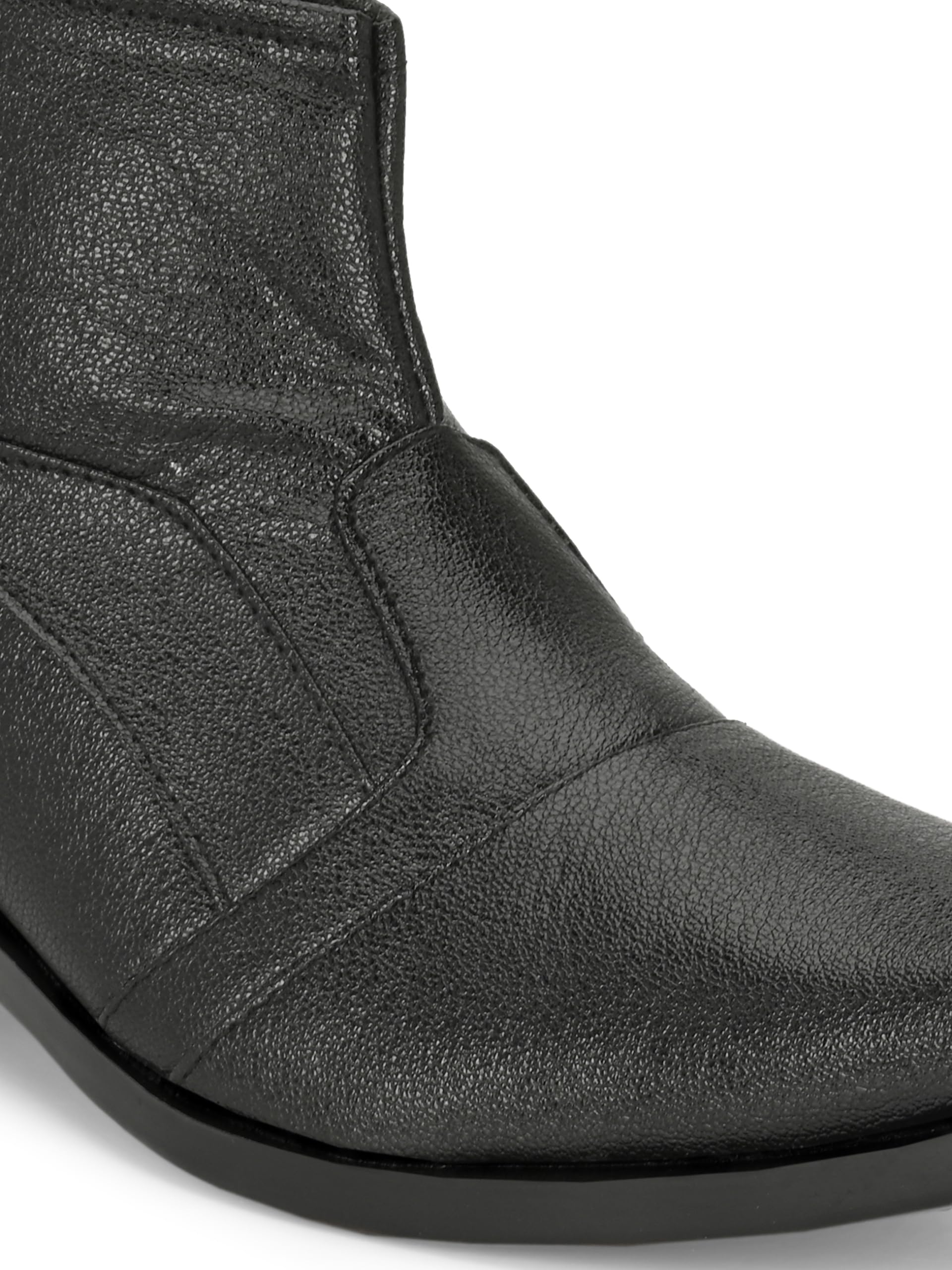 Karaddi Men's Mid Top Ankle Boots with Zipper - Aa001 - Stylish & Comfortable Footwear for Casual Outings, Work, and Outdoor Adventures