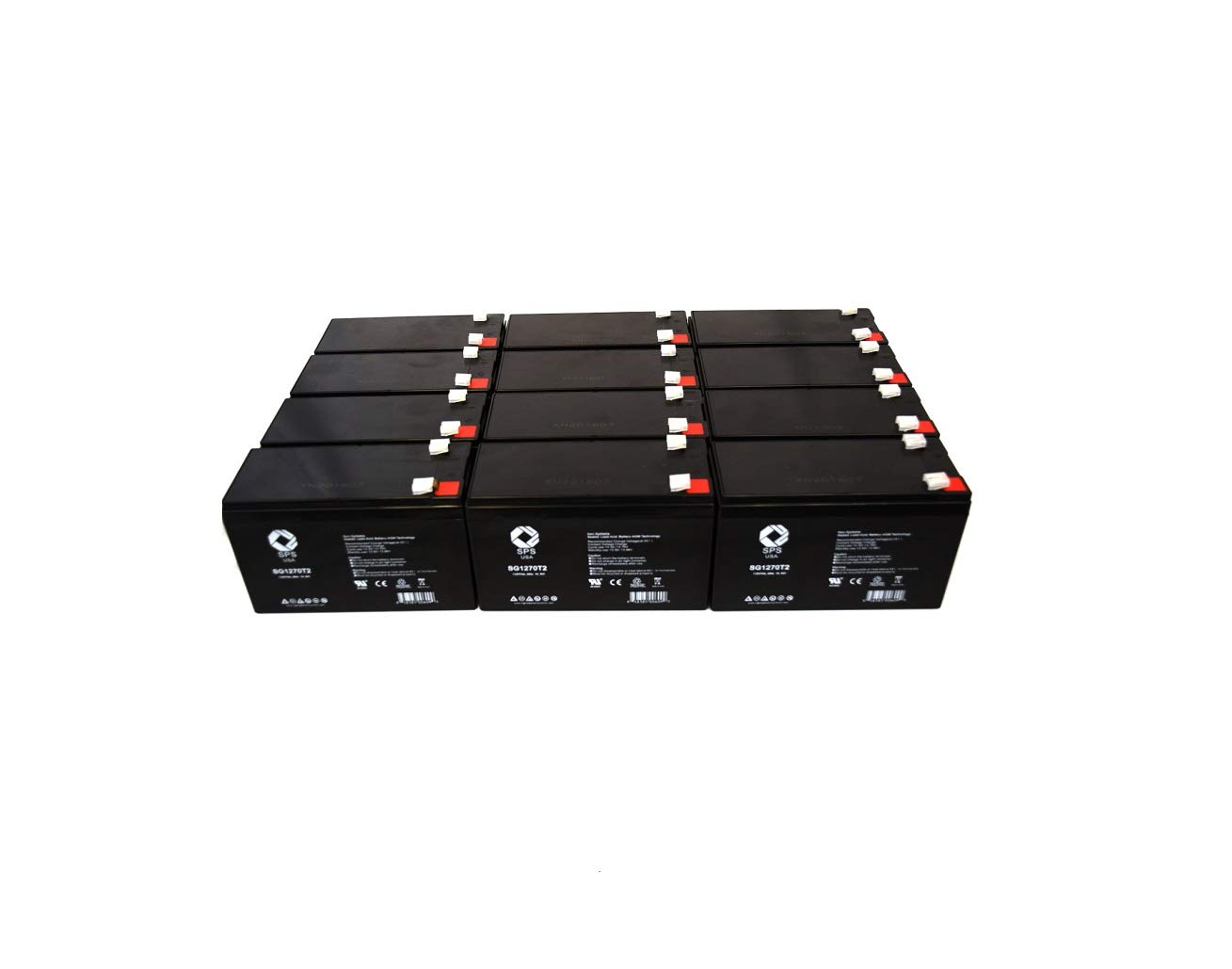 SPS Brand 12V 7Ah Replacement Battery for Fisher Scientific Group 212Z Isotemp Freezer - Medical Grade Deep Cycle Battery (12 Pack) - Perfect for Laboratory Equipment, Medical Freezers & Emergency Backup Power