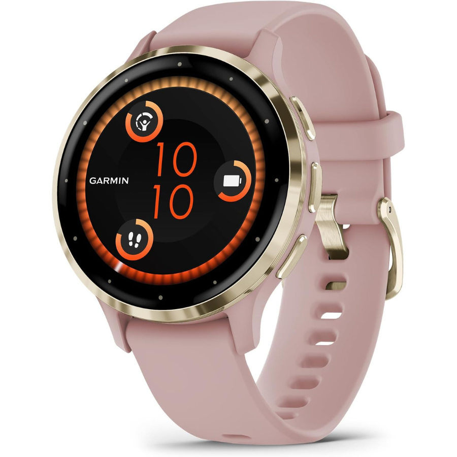 Garmin Venu 3S Smartwatch - Advanced GPS Fitness & Health Tracker with AMOLED Display, Sleep Monitoring & Smart Notifications - Perfect for Running, Swimming & Daily Activity Tracking