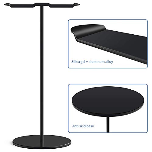 Aluminum Dual Headphone Stand for Gaming & PC Headsets - Desk Display & Organizer
