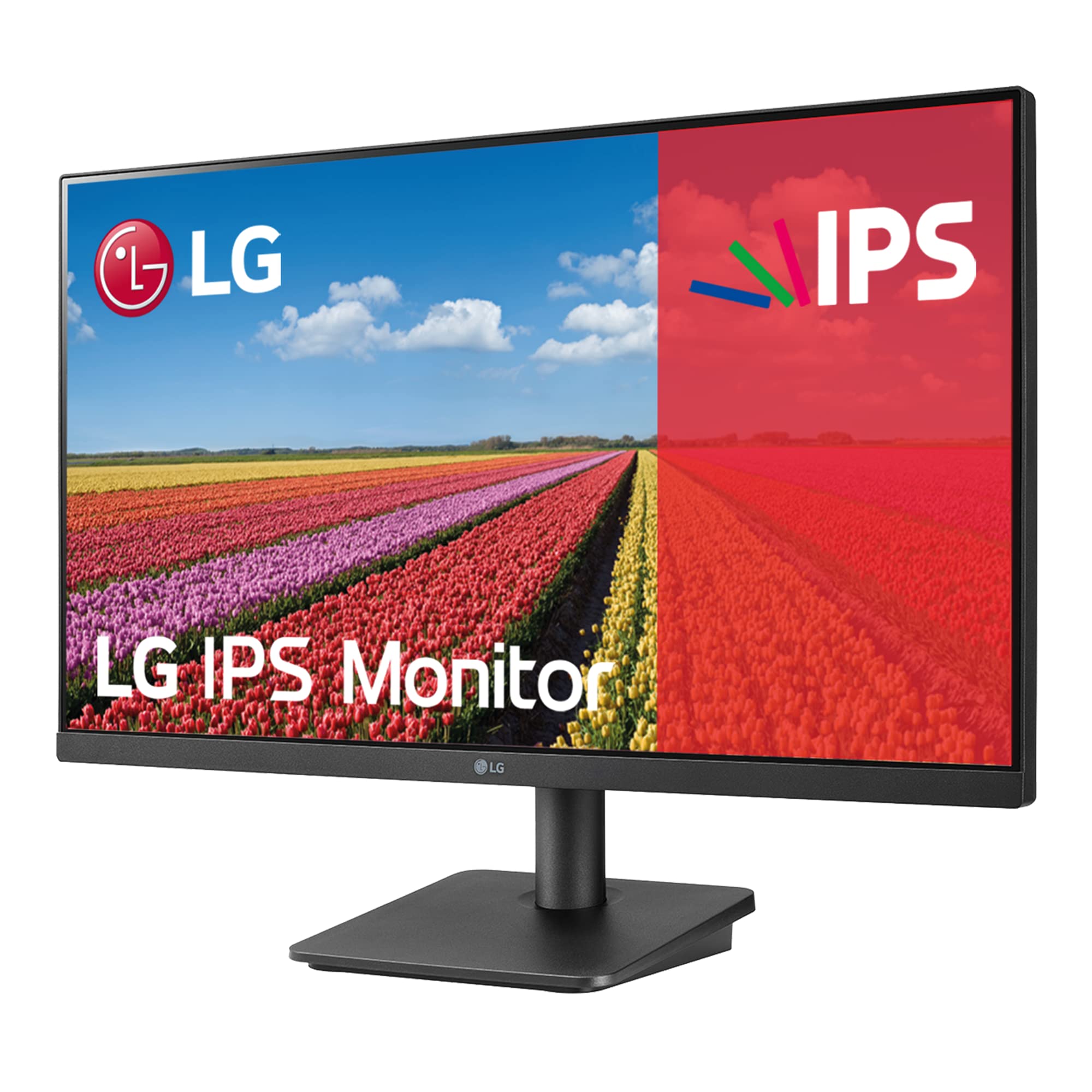 LG 24MP400-B 24 Inch Full HD IPS Monitor with FreeSync & Reader Mode - Matte Black for Home Office, Gaming & Entertainment