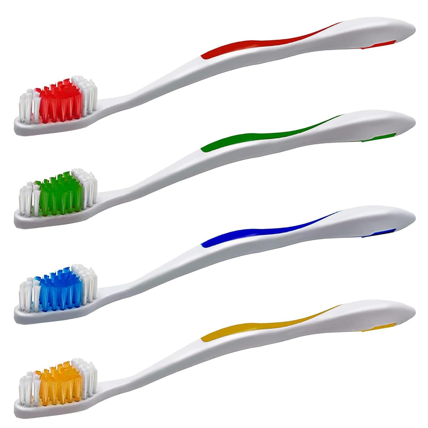1000 Pack Bulk Standard Classic Toothbrushes - Soft Bristles for Gentle Cleaning - Perfect for Hotels, Schools, and Dental Offices