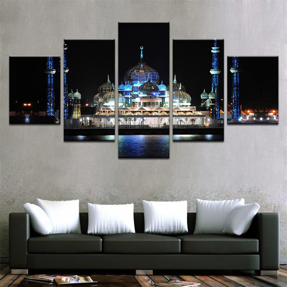 5D Diamond Painting Kits for Adults - 5 Pack DIY Full Drill Crystal Rhinestone Cross Stitch Art, Home Wall Decor Gift for Women & Girls (Perfect for Relaxation, Stress Relief & Creative Home Decoration)