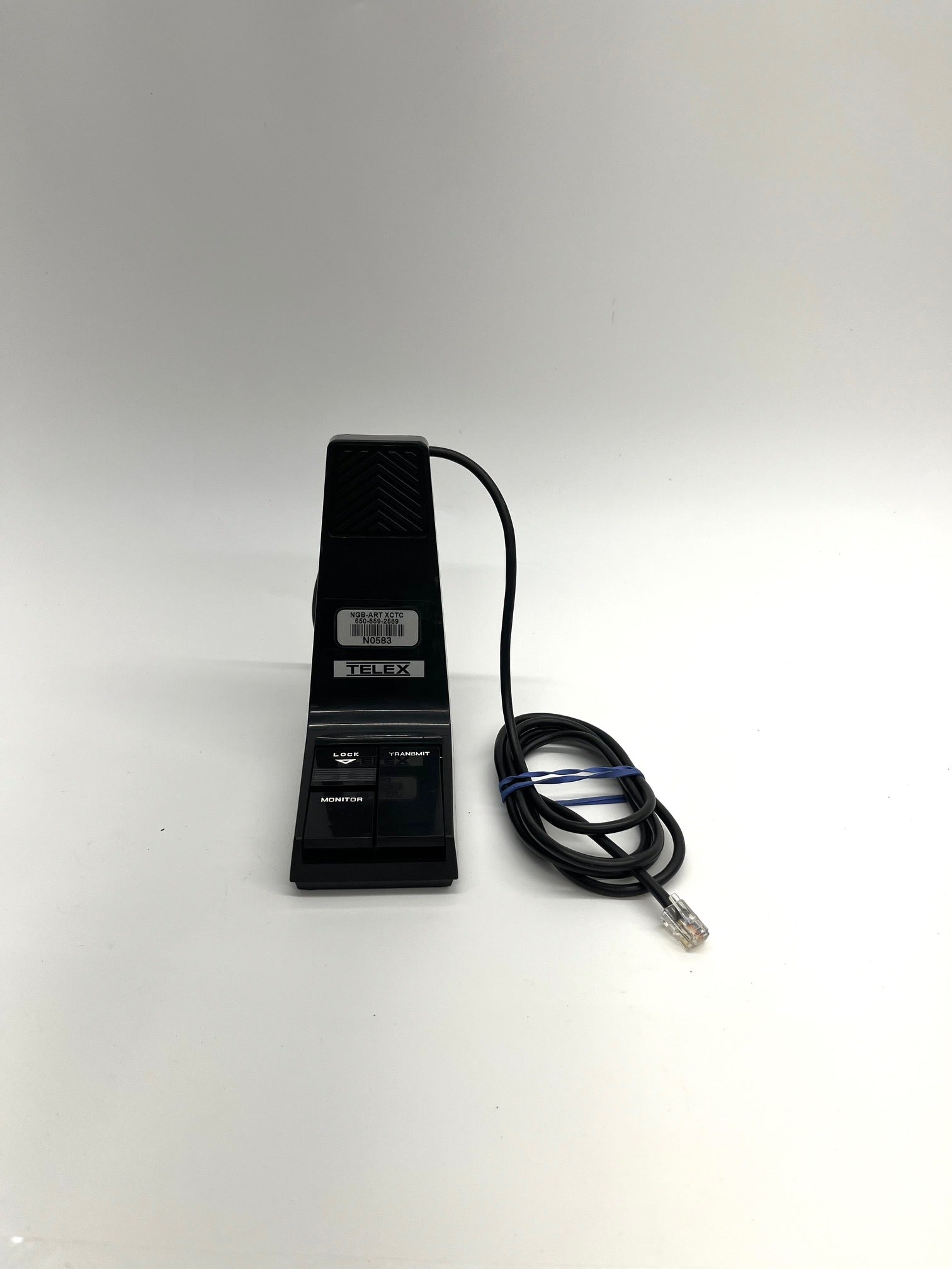 TELEX N0583 Professional Base Station & Desktop Microphone - Ideal for Broadcast Studios, Radio Stations & Podcasting Setups