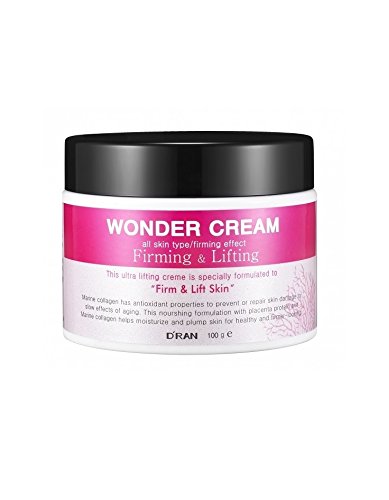 D'RAN Marine Collagen Firming & Lifting Face Cream - Korean Anti-Aging Skincare for Wrinkles & Tightening - 3.5oz (100g) - Hydrating Night Cream for Youthful Glow & Elasticity | Perfect for Daily Skincare Routine & Mature Skin Care