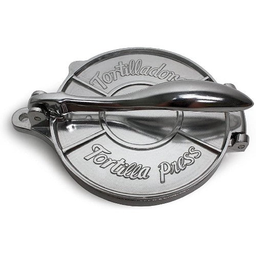6.5 Inch Cast Aluminum Tortilla Press - Heavy Duty Mexican Tortilla Maker for Homemade Corn & Flour Tortillas - Perfect for Taco Night, Quesadillas, and Authentic Mexican Cooking