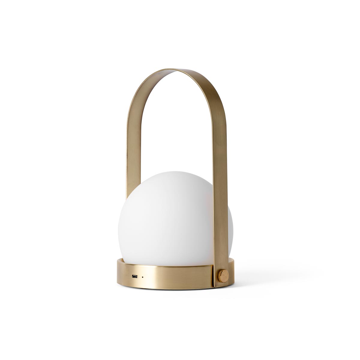 AUDO CPH Carrie Portable Rechargeable LED Desk Lamp - Brushed Brass Finish | Modern Lighting for Home Office, Bedroom & Study | USB Charging & Adjustable Brightness