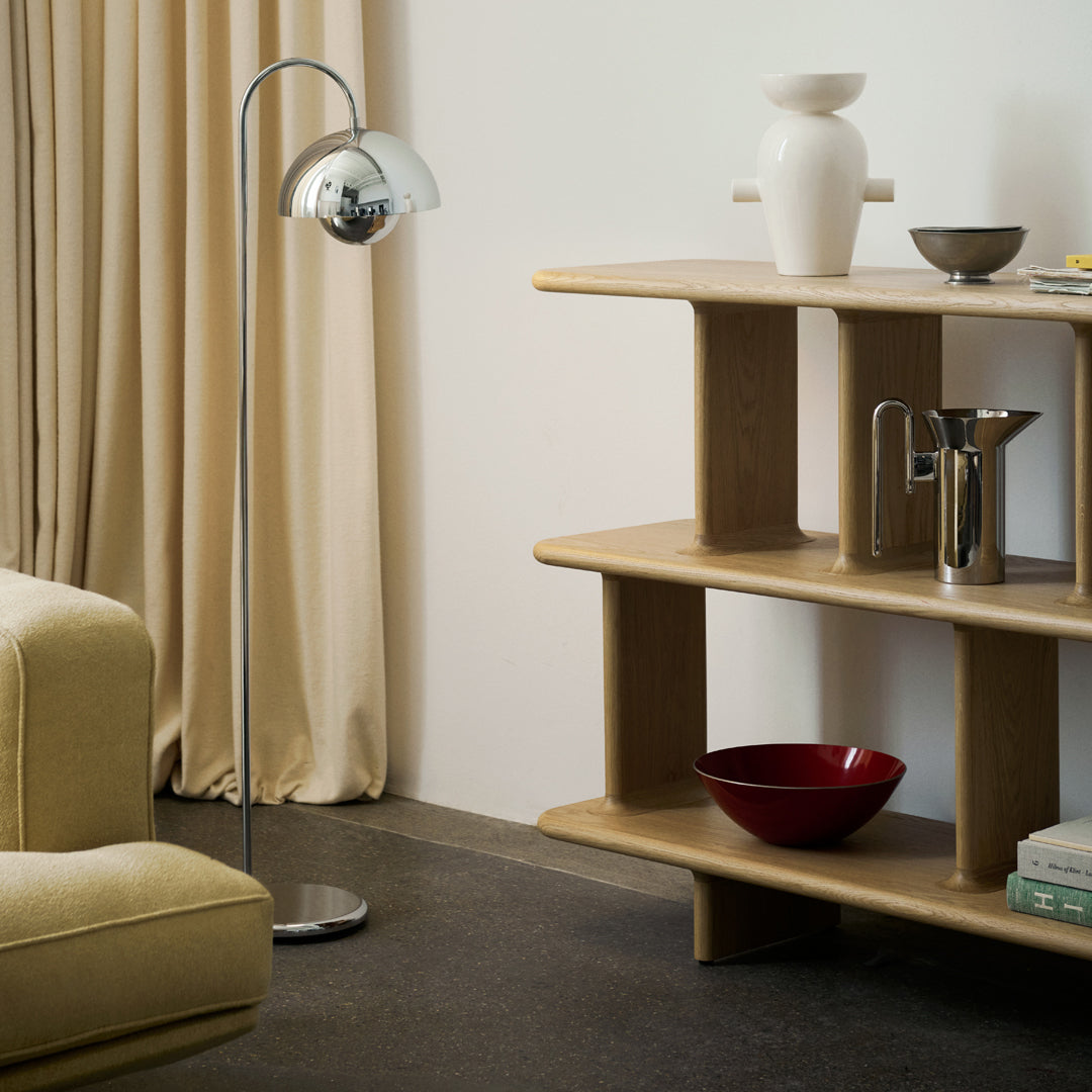 JH44 Standing Shelf - Modern Wooden Bookshelf for Home & Office - Perfect for Living Room, Bedroom, and Office Organization