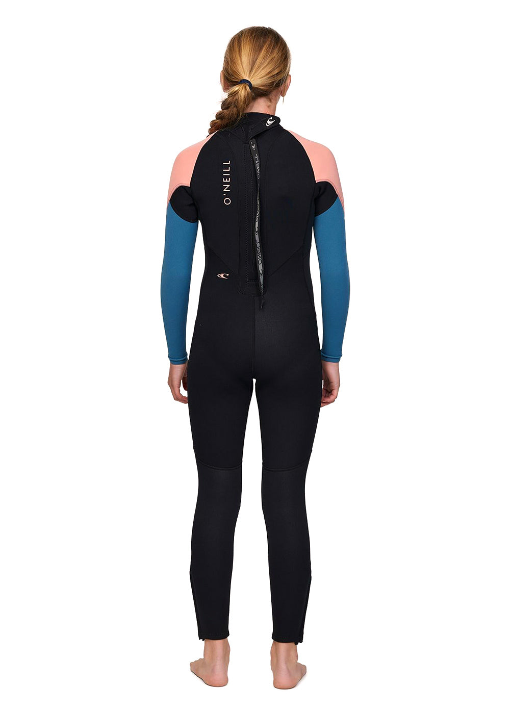 ONeill Girls Reactor 2 3/2mm Back Zip Steamer Wetsuit for Surfing, Swimming & Water Sports - Youth & Teen Sizes