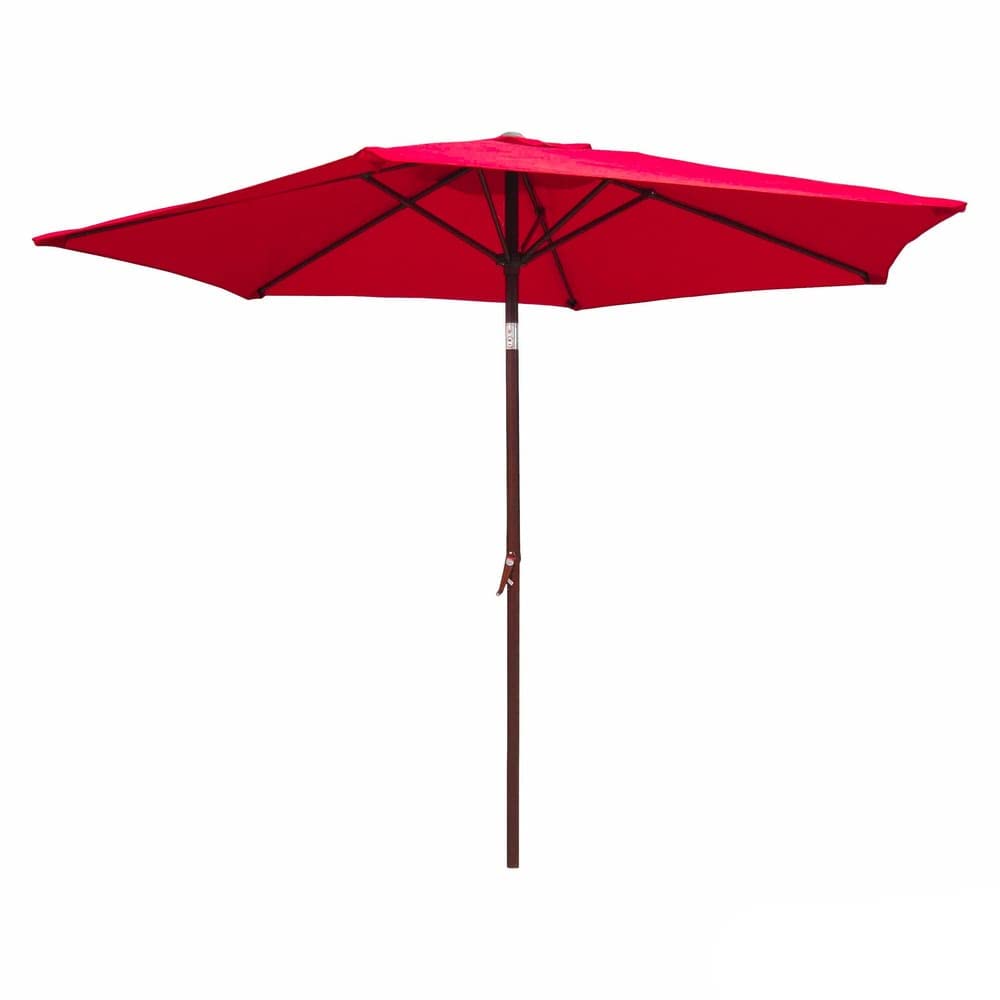 8FT Outdoor Aluminum Patio Umbrella - Heavy Duty, Waterproof & Rustproof - Perfect for Poolside, Backyard, Garden, and Beach Use