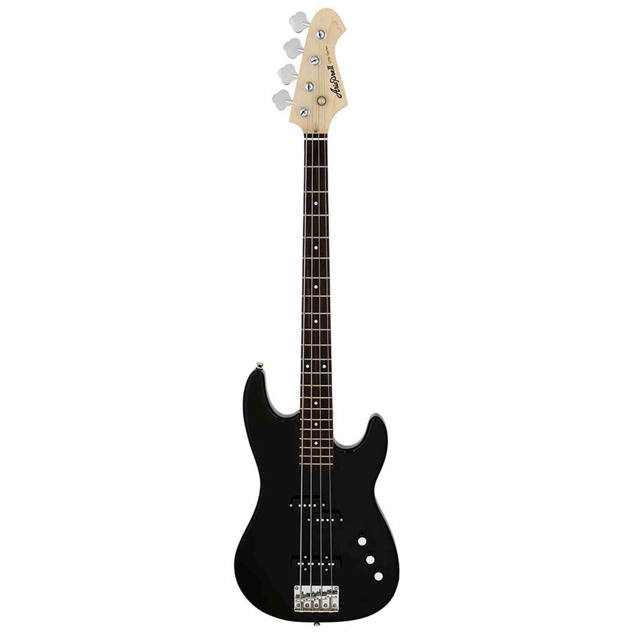 Aria STB PJ Series Electric Bass Guitar - Black | Professional Bass Guitar for Musicians & Performers | Perfect for Live Gigs, Studio Recording & Practice