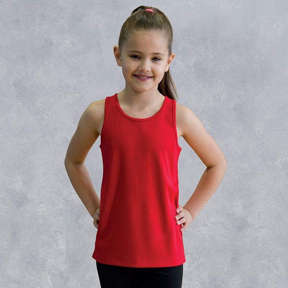 Just Cool Kids Plain Sleeveless Vest Top - Comfortable Summer Wear for Boys & Girls - Perfect for Playtime, Beach & Outdoor Activities