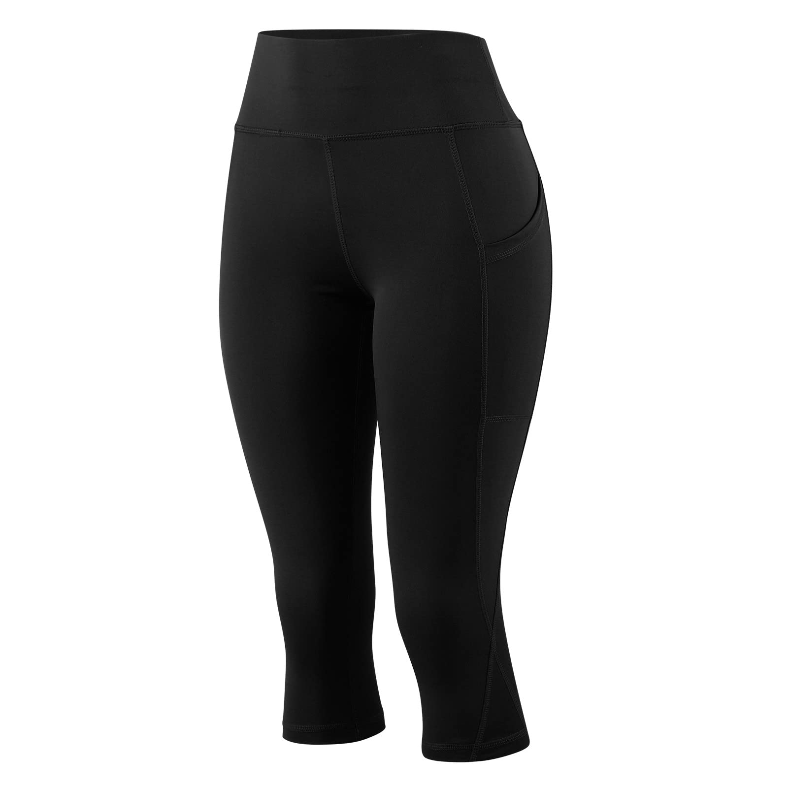 IGETELY Women's High Waist Yoga Pants - Workout Running Compression Leggings for Gym & Yoga