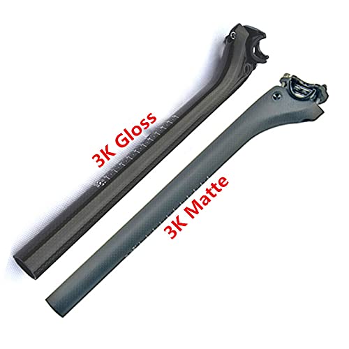 RXL SL Carbon Fiber Road Bike Seatpost - 31.6/30.8/27.2mm Diameter, Lightweight & Durable, Red/Green/Blue Options for Cycling Enthusiasts - Perfect for Road Racing, Triathlon & Endurance Training