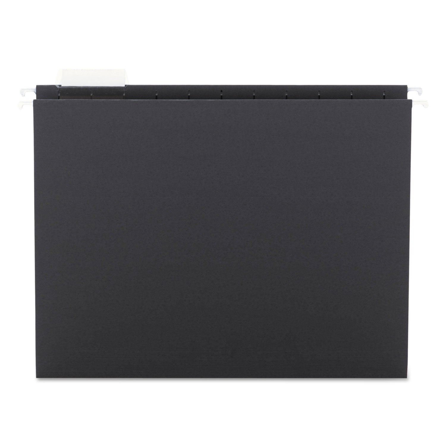 Smead 64062 Hanging File Folders - 1/5 Cut, 11 Point Stock, Letter Size, Black (25/Box) - Perfect for Office Organization & Document Filing