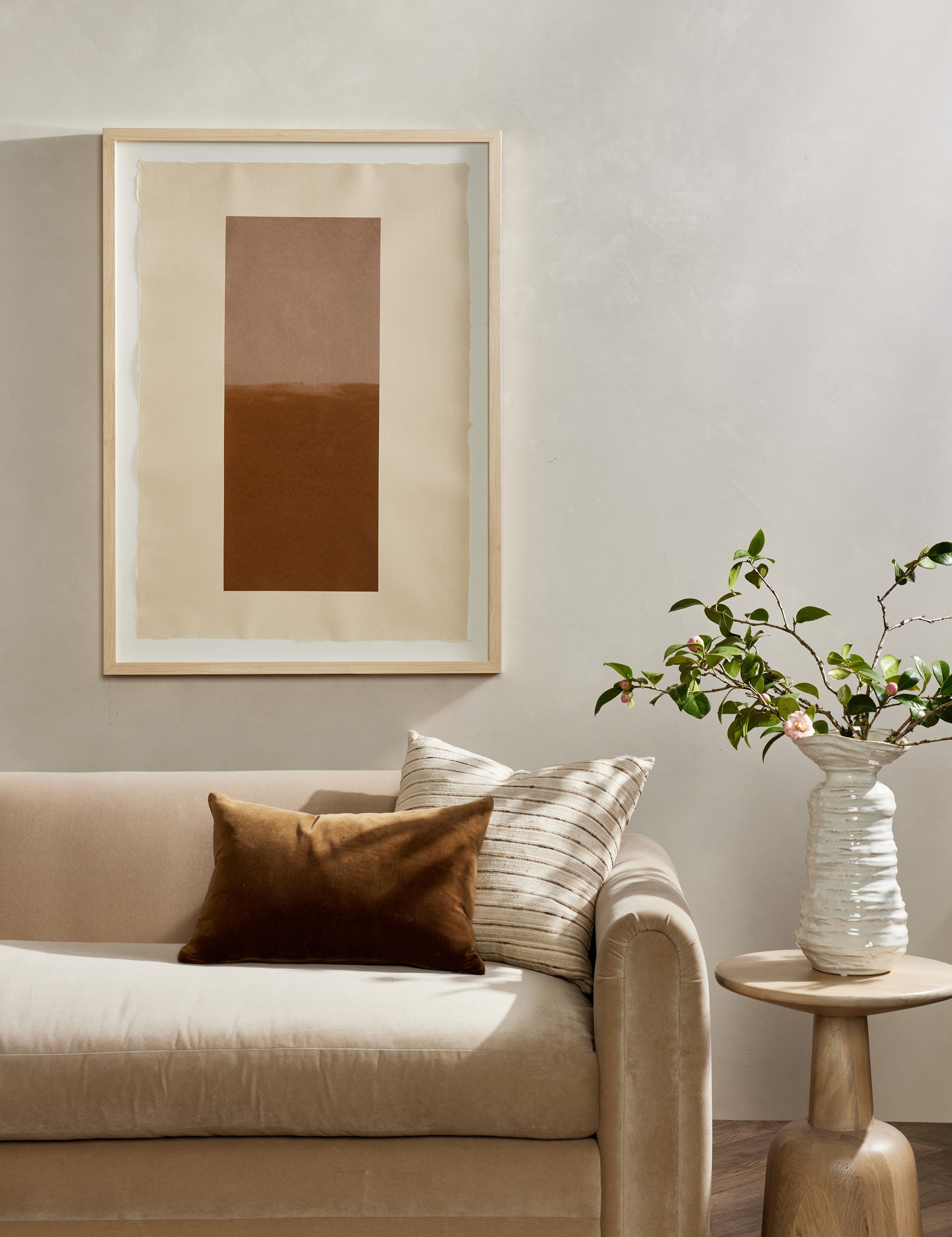 Gradient Silkscreen Wall Art by Visual Contrast - Modern Abstract Canvas Print for Home & Office Decor - Perfect for Living Room, Bedroom, or Workspace