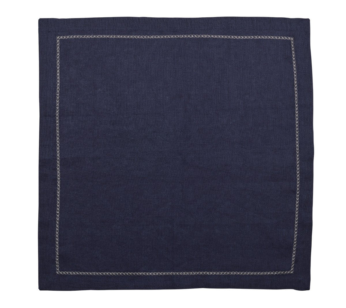 Classic Blue Napkins Set of 4 - Premium Cotton Dinner Napkins for Formal Dining, Parties & Everyday Use