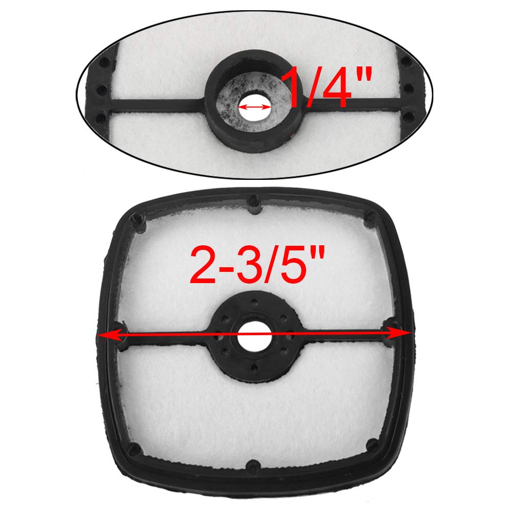 5 Pack SRM225 Air Filter Compatible with Echo SRM210 GT225 PAS225 SRM230 PB250 PB250LN HC150 GT200 Trimmer & Blower - Replacement for A226001410 130310-54130 - Perfect for Lawn Maintenance & Landscaping Equipment